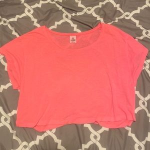 PINK Loose Crop Top